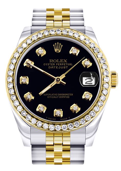 gold rolex ring with diamond|rolex watch diamond bezel prices.